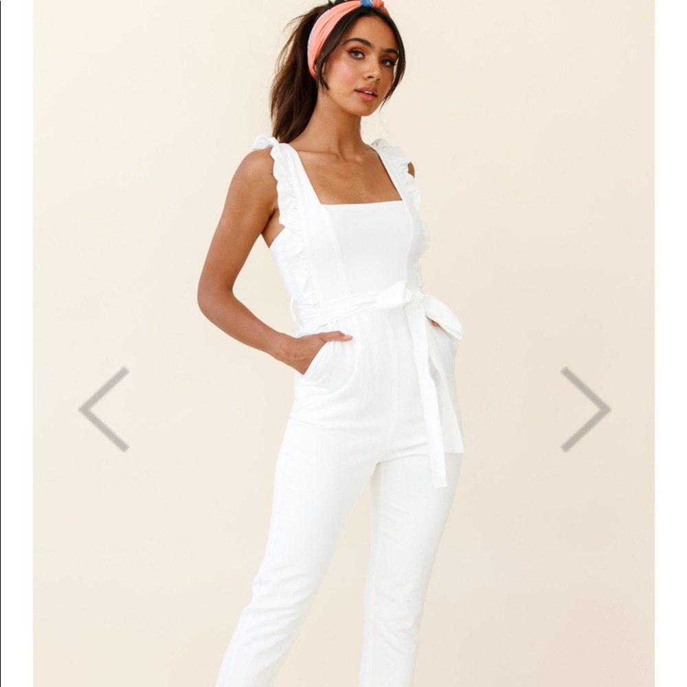 White jumpsuit